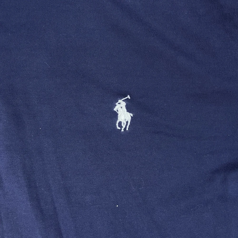 Polo Ralph Lauren Polo Shirt Size XL Navy Blue Pima Soft Touch White Pony Logo‎